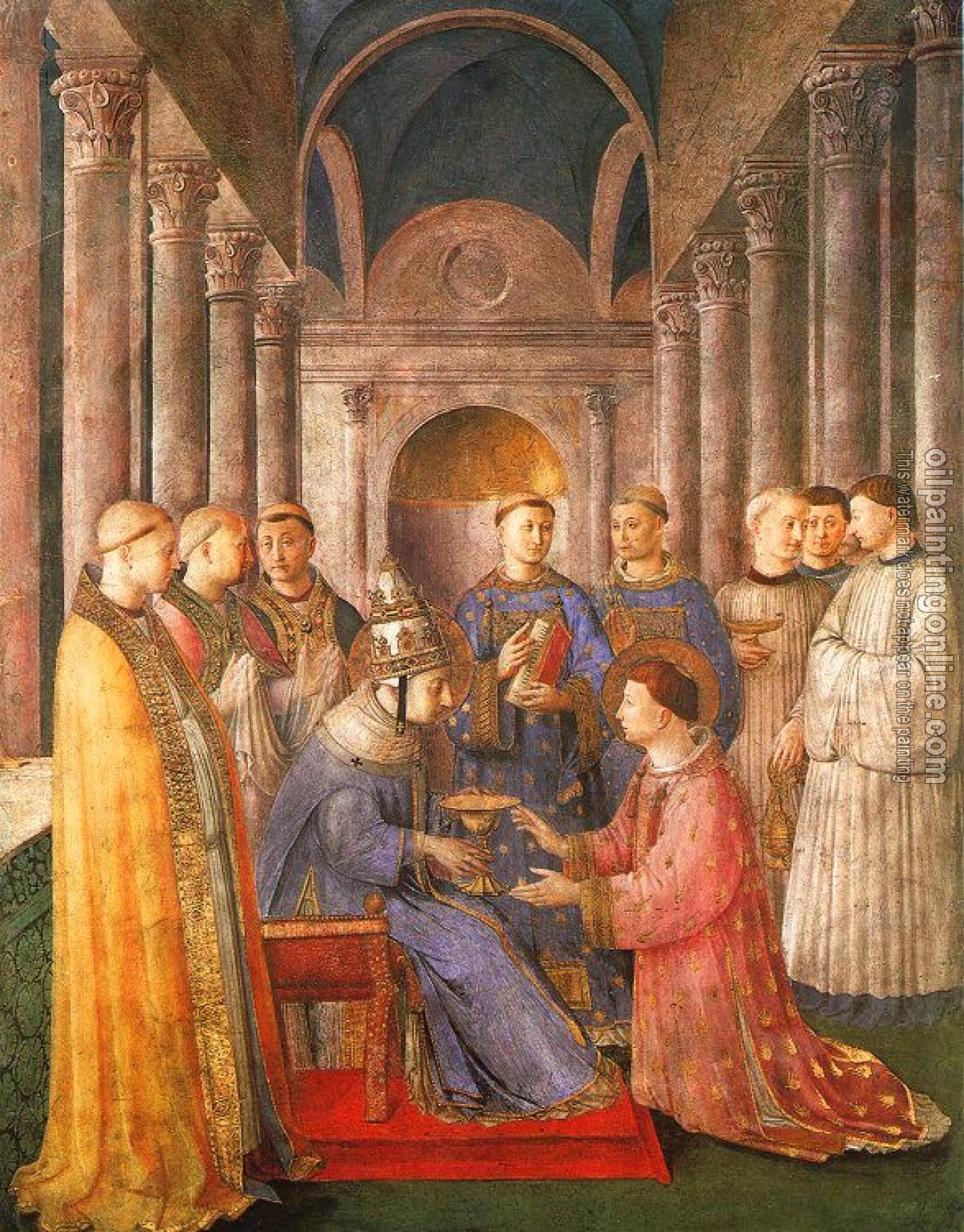 Angelico, Fra - The Ordination of Saint Lawrence